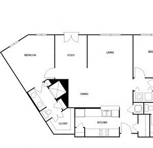 Traditional 2x2 1152-1303 SF